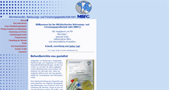 Desktop Screenshot of mbfg.de